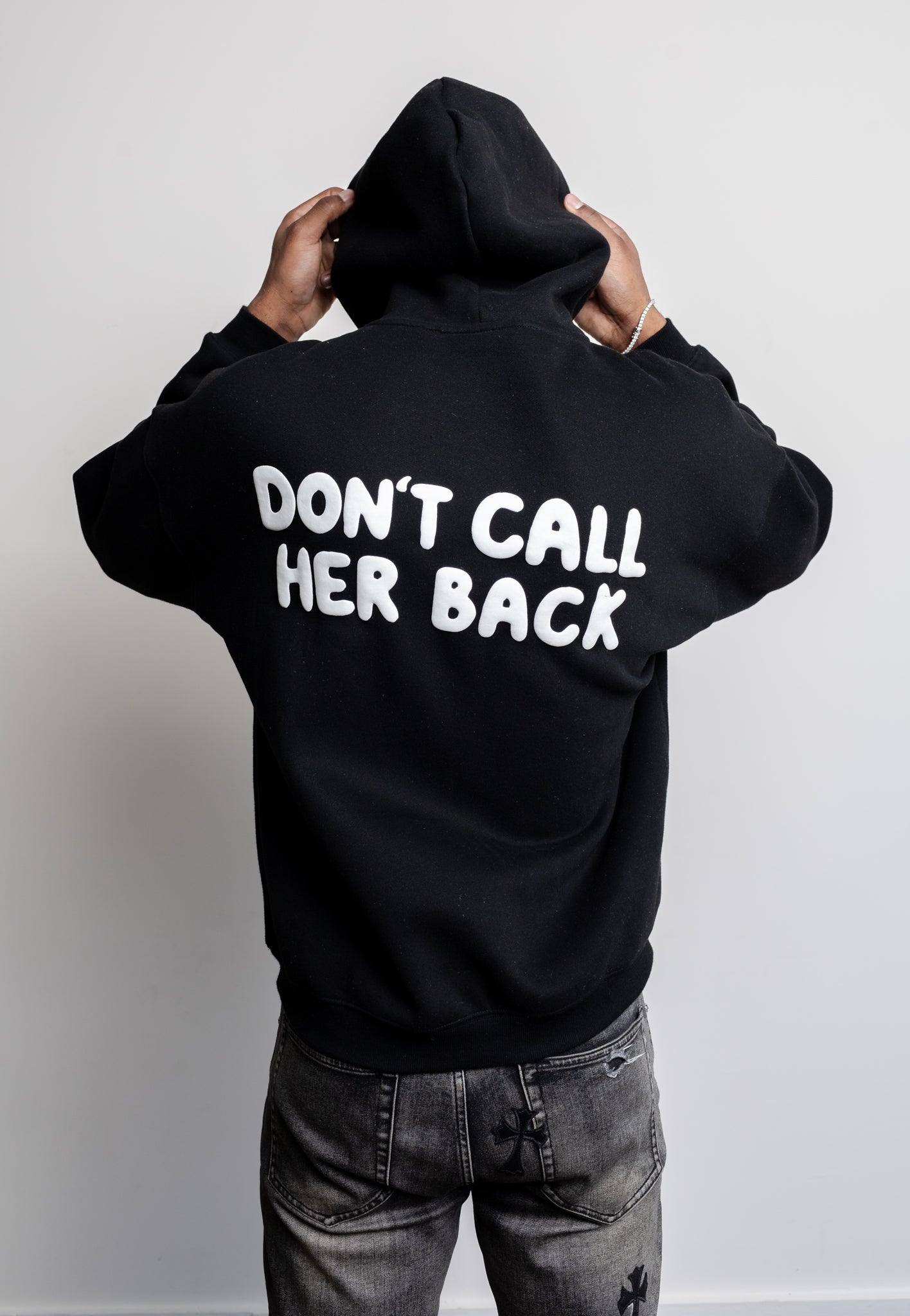 Black "HIM" Hoodie